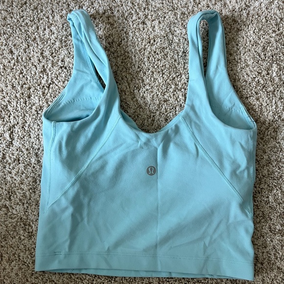 lululemon Align™ Tank Top Light Support, A/B Cup, Light Blue, Size 0 - Picture 2 of 3